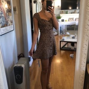 Leopard print Cheri Dress by Reformation